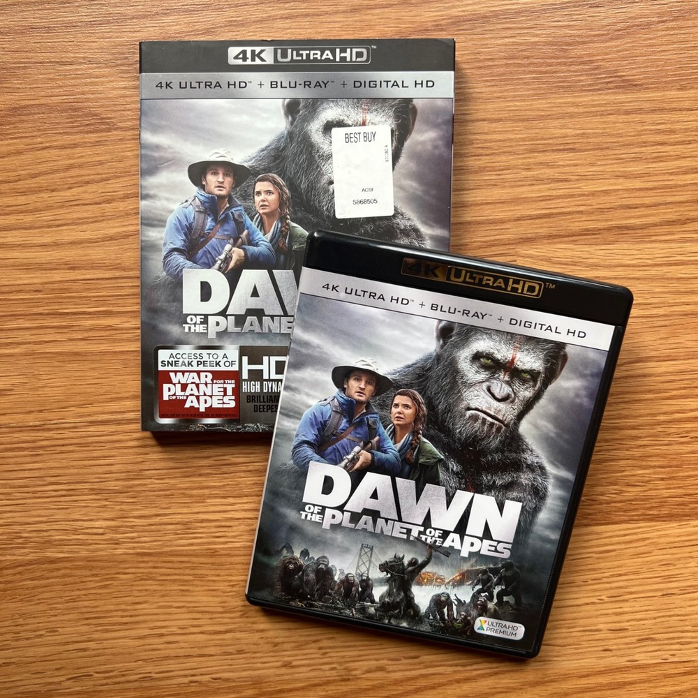 Dawn of the Planet of the Apes 4K Ultra HD Blu-ray Digital OOP Slipcover